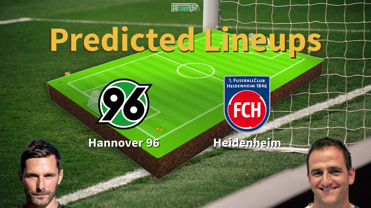 Predicted Lineups and Player Updates for Hannover vs Heidenheim 14/04/23 - Bundesliga 2 News