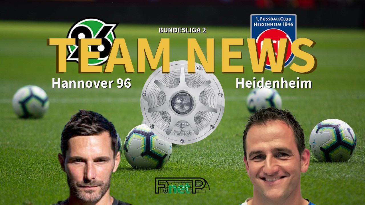 Bundesliga 2 News: Hannover vs Heidenheim Confirmed Line-ups