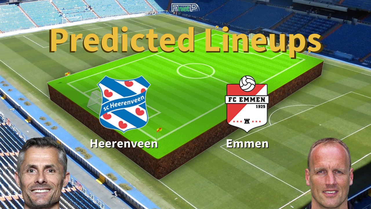Predicted Lineups and Player Updates for SC Heerenveen vs FC Emmen 22/04/23 - Eredivisie News