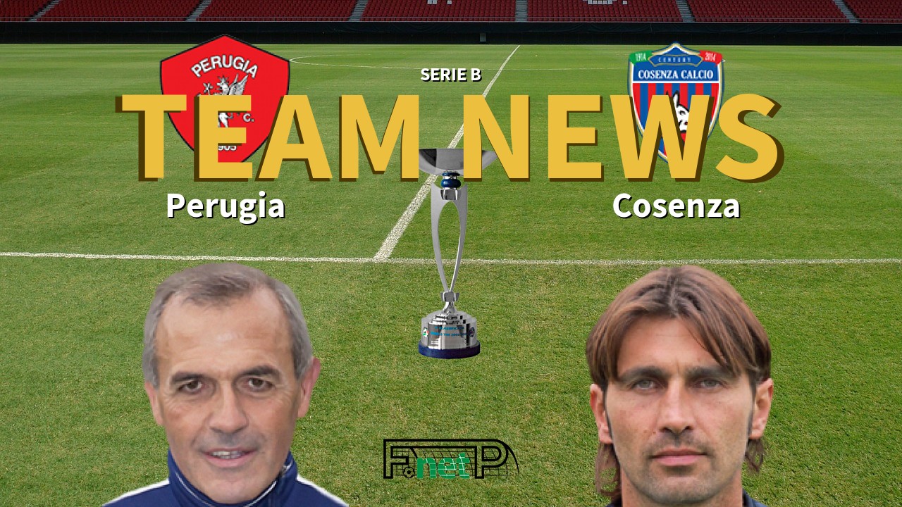 Serie B News: Perugia vs Cosenza Confirmed Line-ups