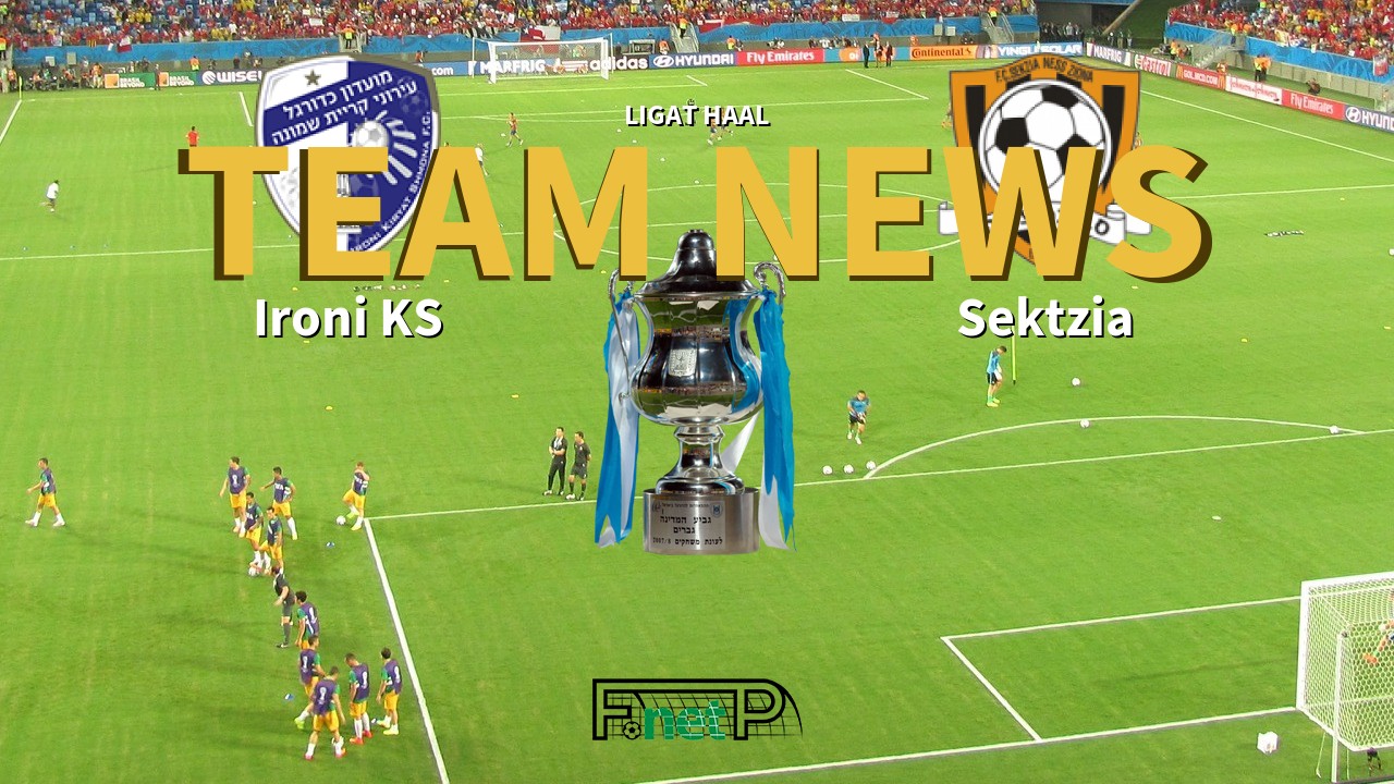 Ligat HaAl News: Ironi Kiryat Shmona vs Sektzia Nes Tziona Confirmed Line-ups