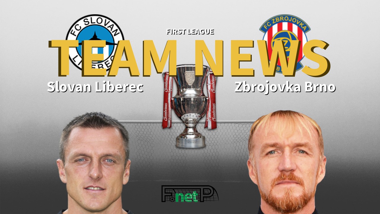 First League News: Slovan Liberec vs FC Brno Confirmed Line-ups