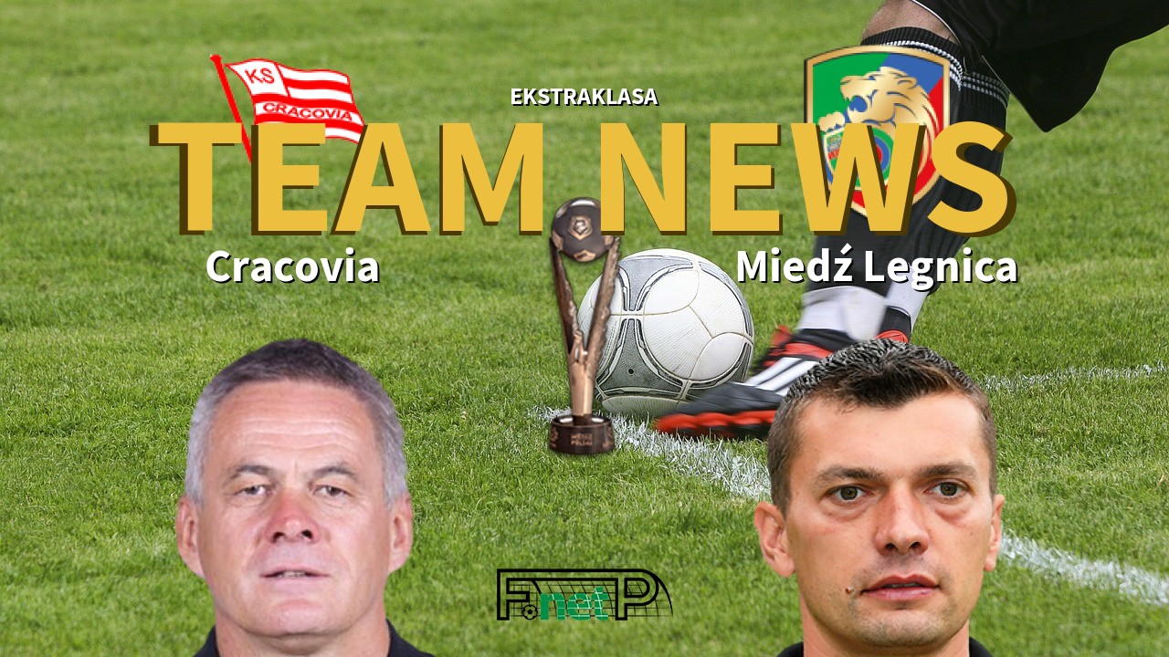 Ekstraklasa News: Cracovia vs Miedź Legnica Confirmed Line-ups