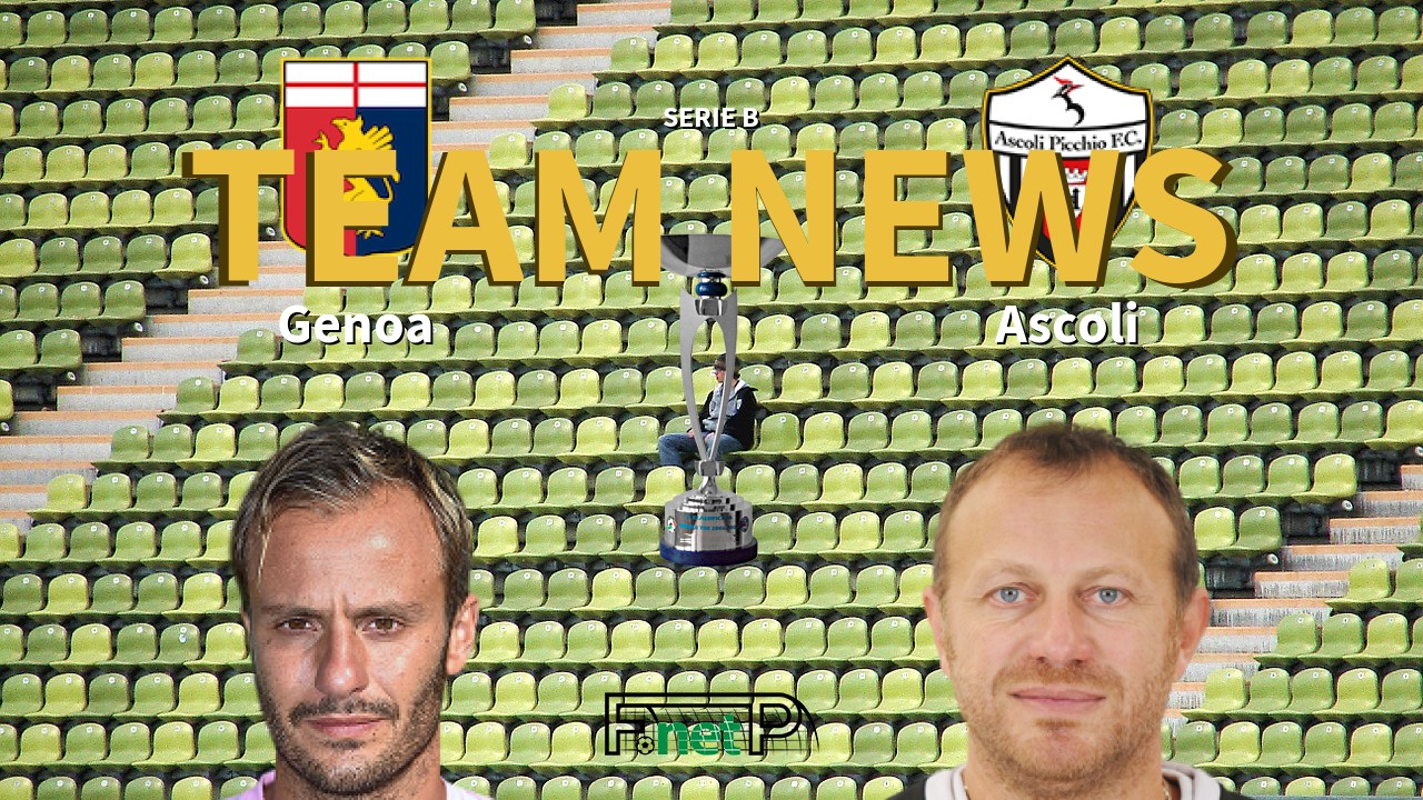 Serie B News: Genoa vs Ascoli Confirmed Line-ups