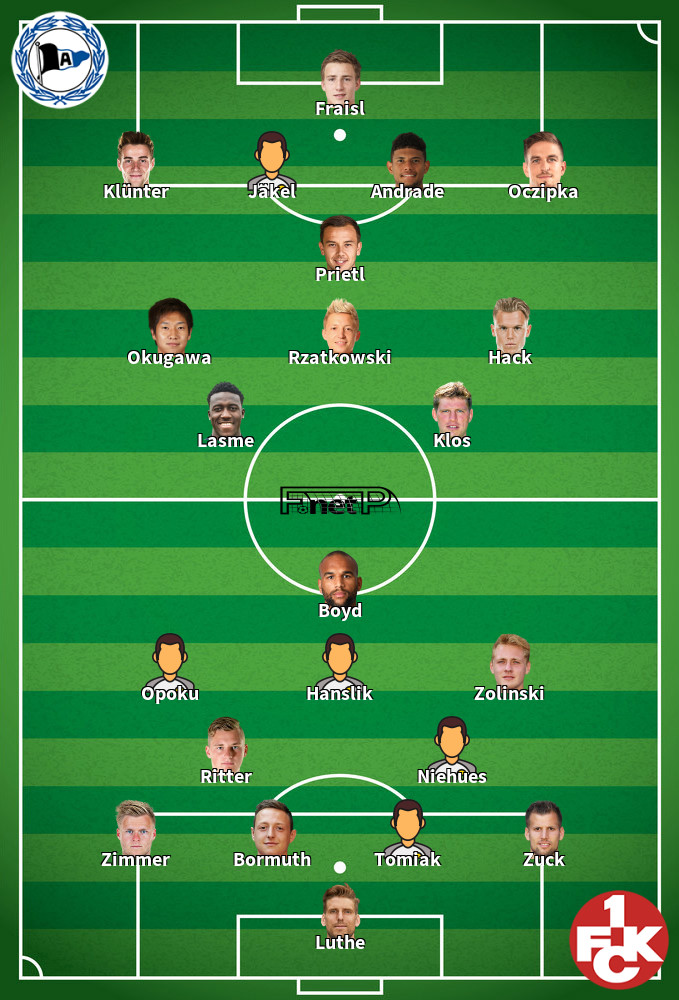 Kaiserslautern v Arminia Bielefeld Composition d'équipe probable 13-05-2023