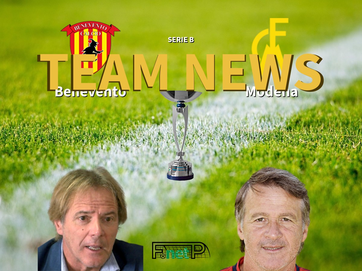 Serie B News: Benevento vs Modena Confirmed Line-ups