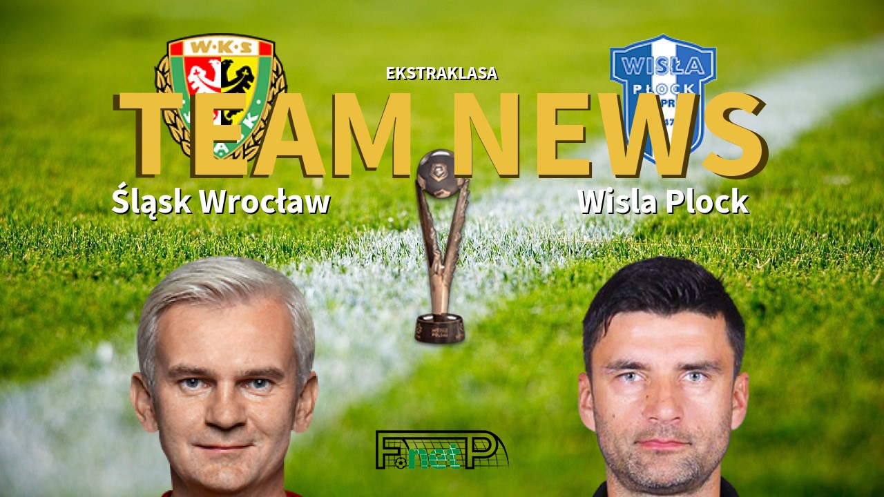 Ekstraklasa News: Śląsk Wrocław vs Wisla Plock Confirmed Line-ups