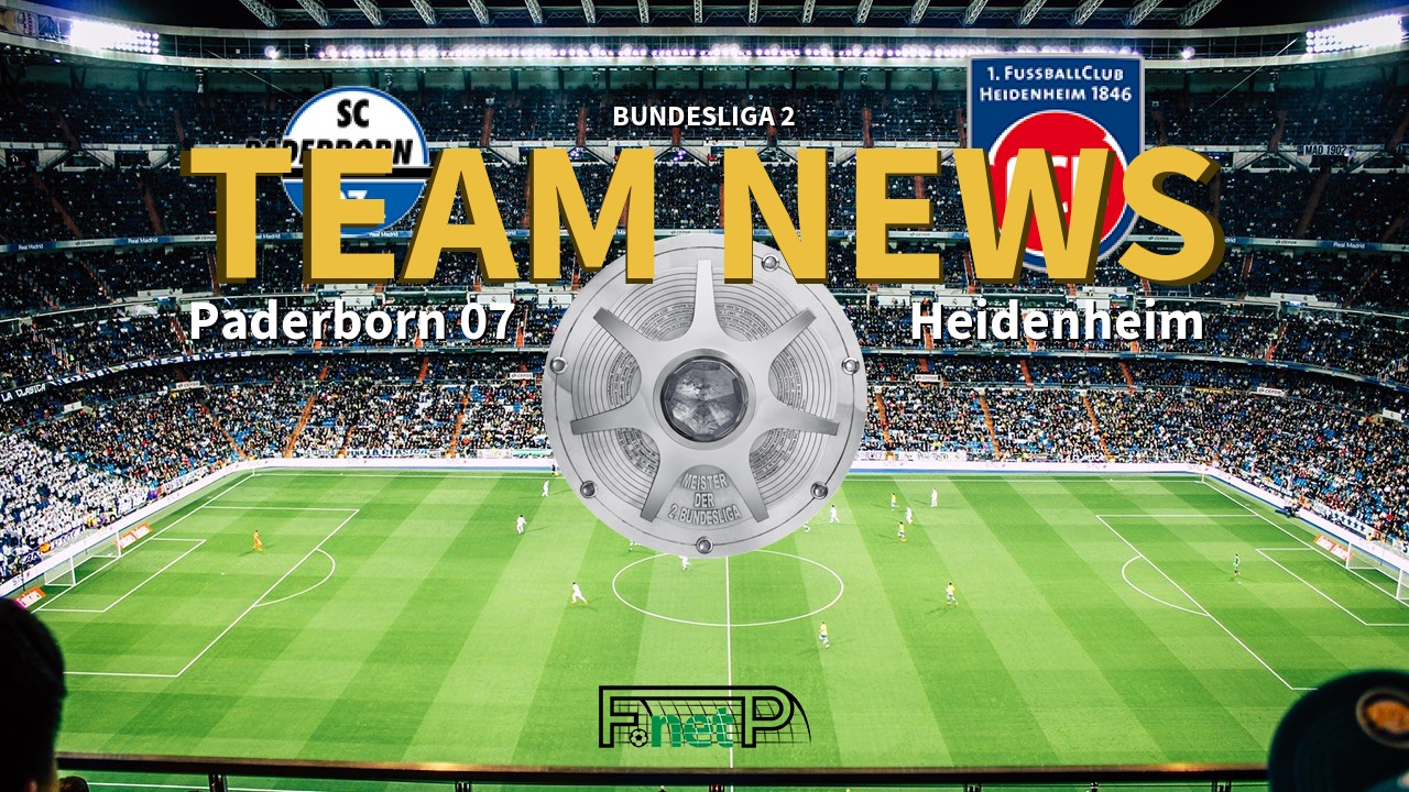 Bundesliga 2 News: Paderborn vs Heidenheim Confirmed Line-ups