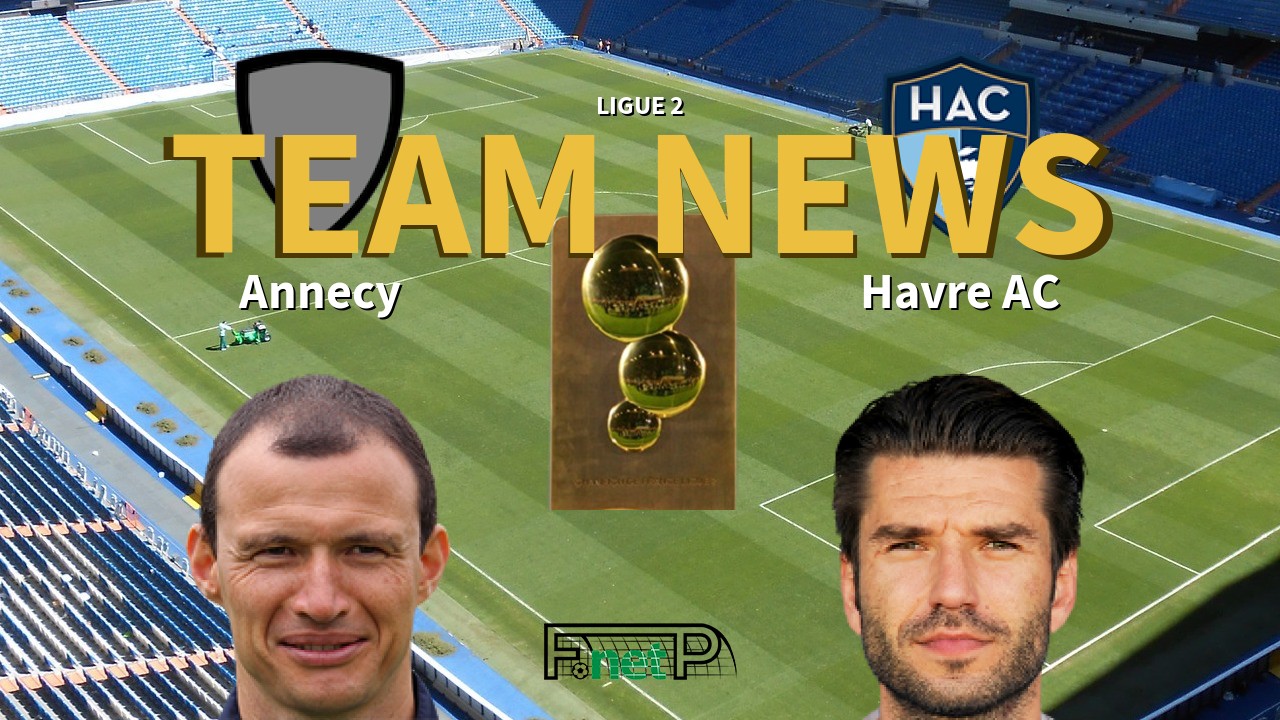Ligue 2 News: Annecy FC vs Havre AC Confirmed Line-ups