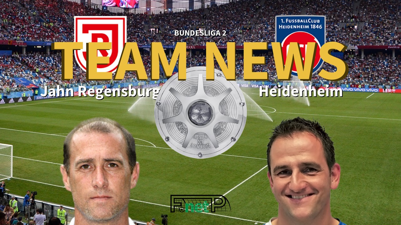 Bundesliga 2 News: Regensburg vs Heidenheim Confirmed Line-ups