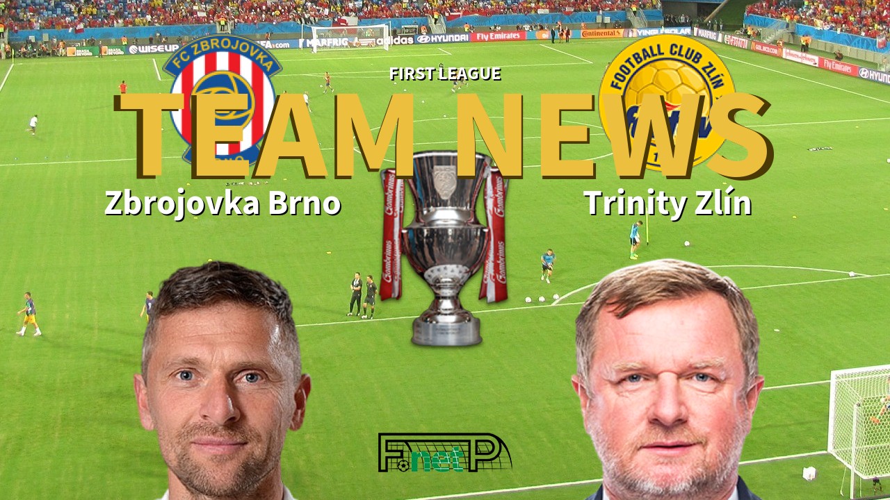 First League News: FC Brno vs Tescoma Zlín Confirmed Line-ups