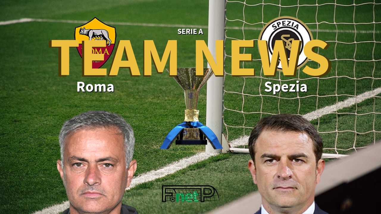 Serie A News: Roma vs Spezia Confirmed Line-ups
