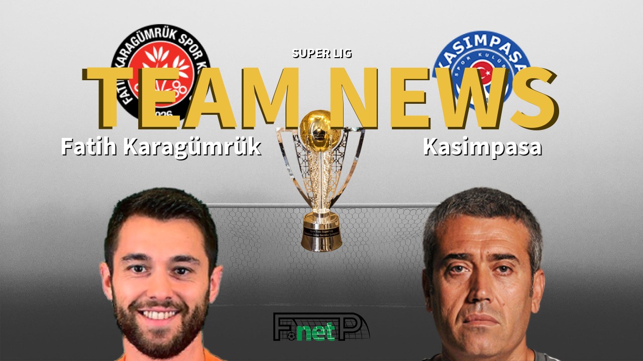 Super Lig News: Fatih Karagümrük vs Kasimpasa Confirmed Line-ups