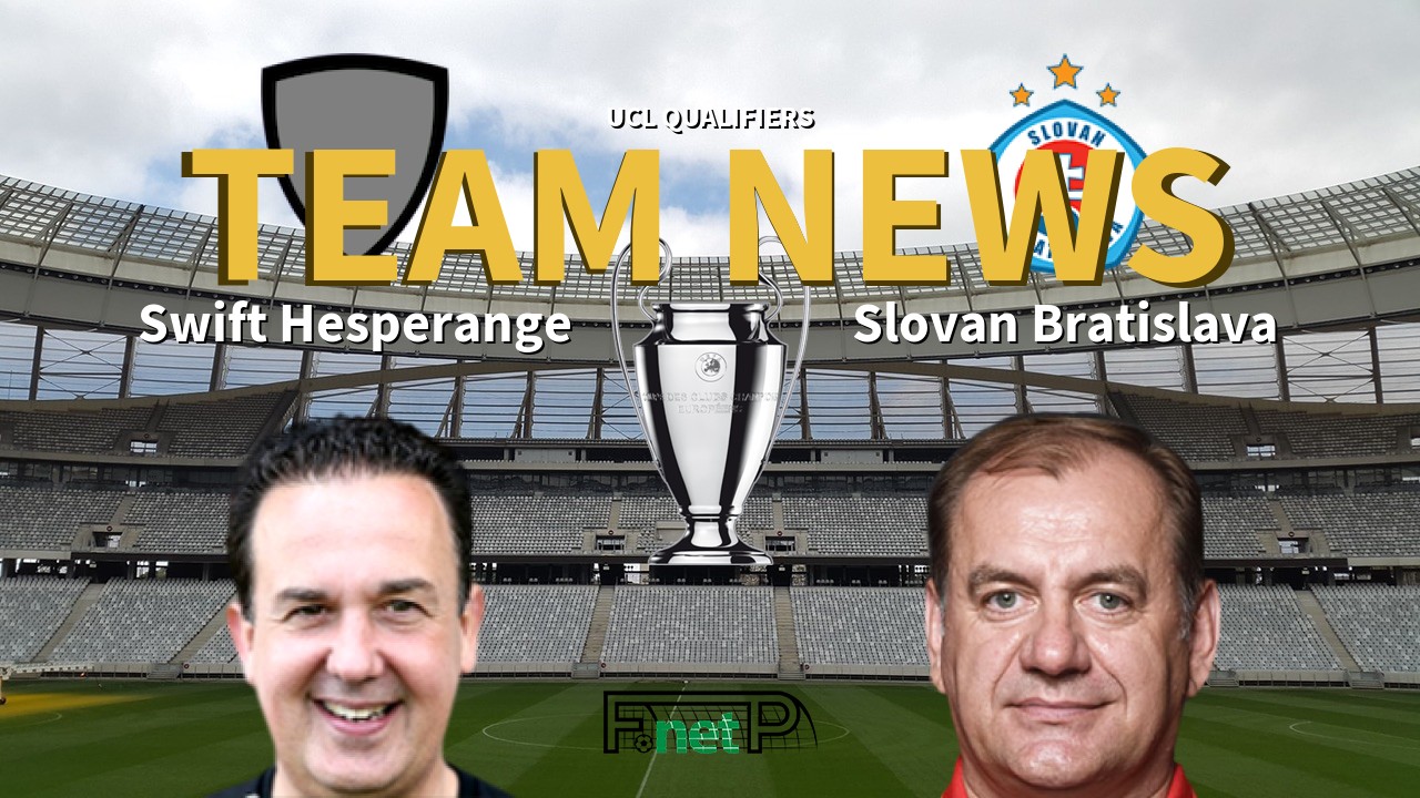 UCL Qualifiers News: Swift Hesperange vs Slovan Bratislava Confirmed Line-ups