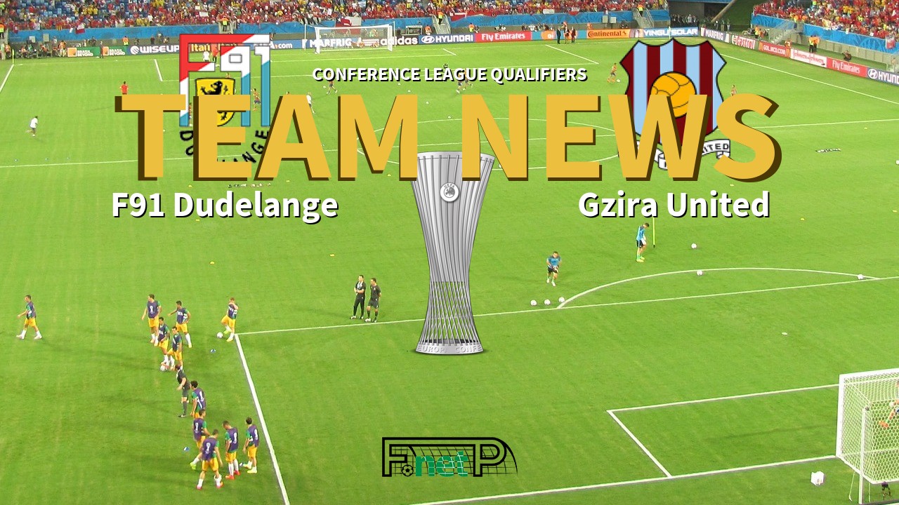 Conference League Qualifiers News: F91 Dudelange vs Gzira United Confirmed Line-ups