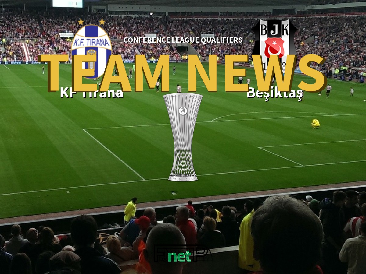 Ao vivo :: Besiktas 3-1 KF Tirana :: Europe Conference League [Qual]  2023/24 :: 