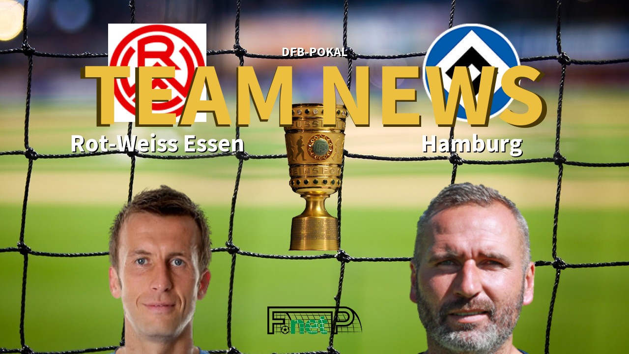 DFB-Pokal News: RW Essen vs Hamburg Confirmed Line-ups