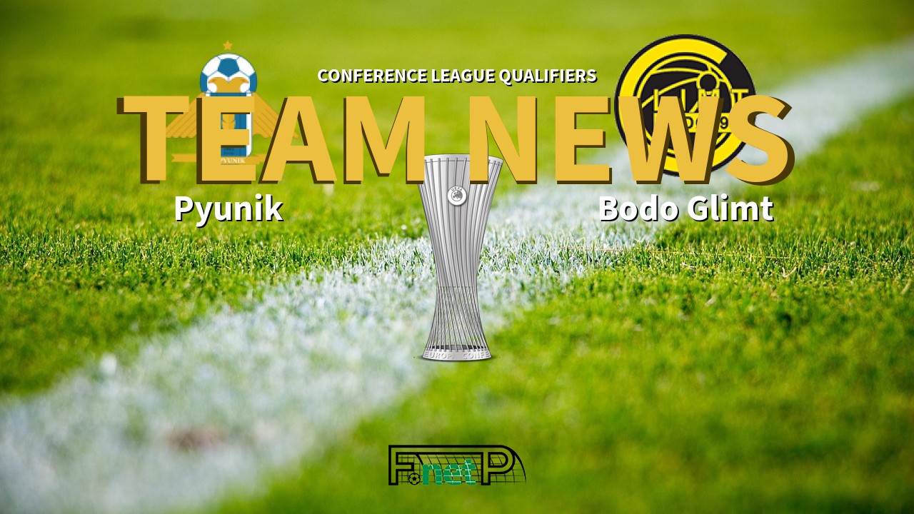 Conference League Qualifiers News: Pyunik vs Bodo Glimt Confirmed Line-ups