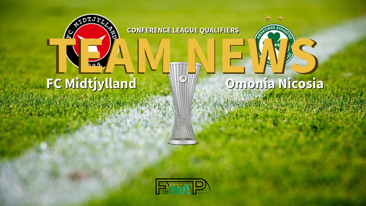 Conference League Qualifiers News: FC Midtjylland vs Omonia Nicosia Confirmed Line-ups