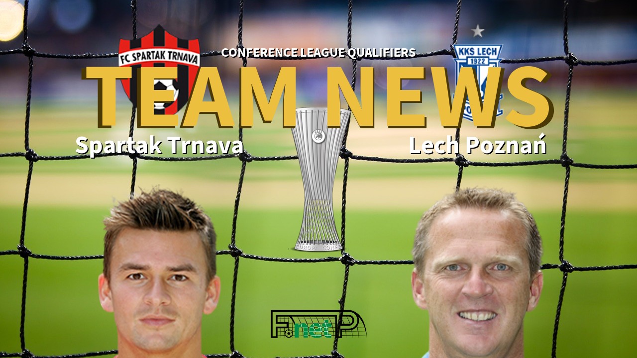 Conference League Qualifiers News: Spartak Trnava vs Lech Poznań Confirmed Line-ups