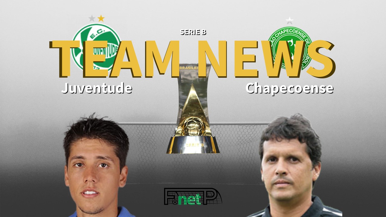 Serie B News: Juventude vs Chapecoense Confirmed Line-ups