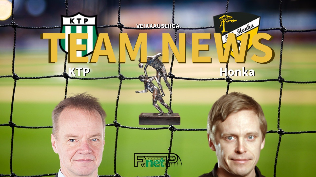 Veikkausliiga News: KTP vs FC Honka Confirmed Line-ups
