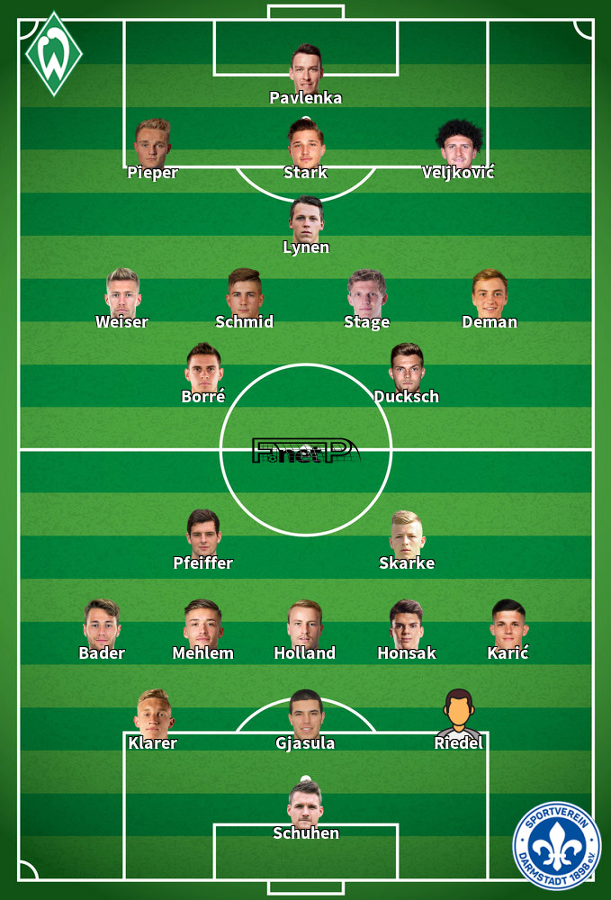 Darmstadt v Werder Bremen Predicted Lineups 01-10-2023