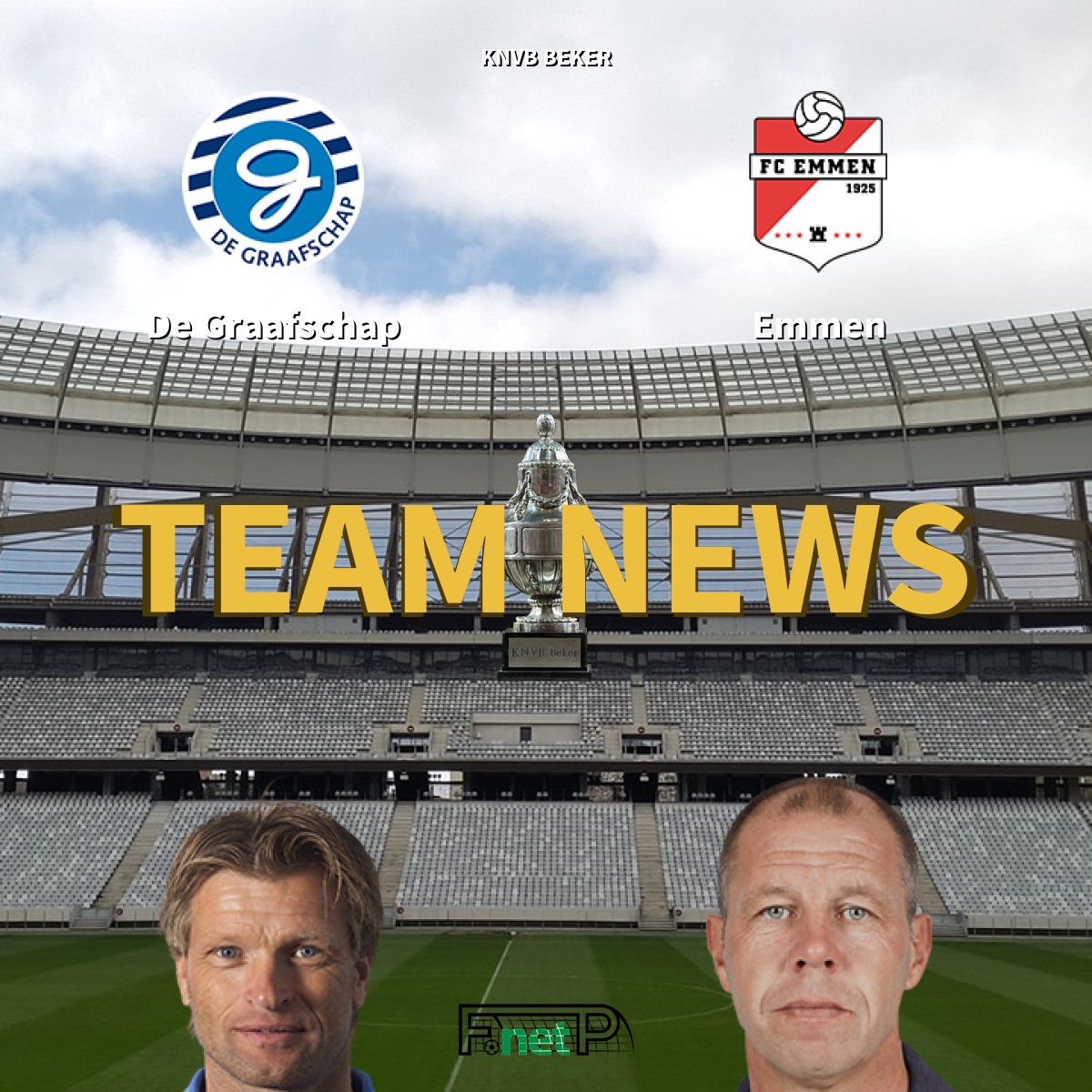 KNVB Beker News: De Graafschap vs FC Emmen Confirmed Line-ups
