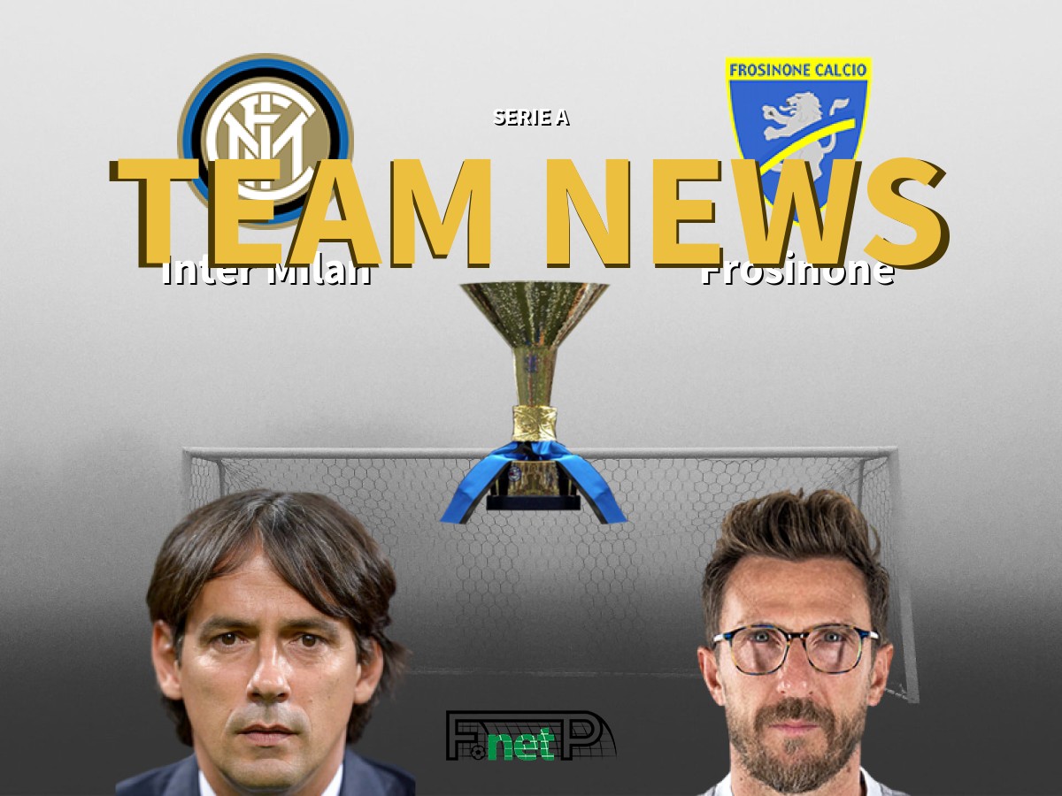 Serie A: Inter vs. Frosinone probable line ups Football Italia - italia  serie b [1N7Z1U]