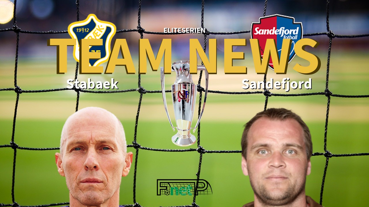 Eliteserien News: Stabæk vs Sandefjord Confirmed Line-ups