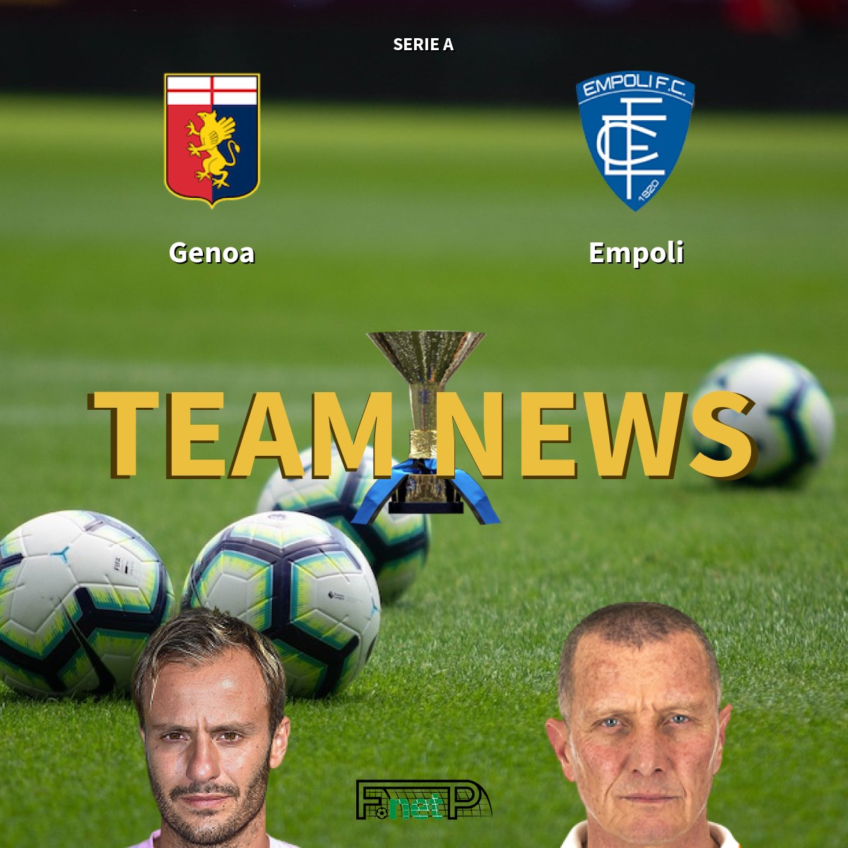 Empoli vs Genoa ONLINE. Partido de la Serie A 2021