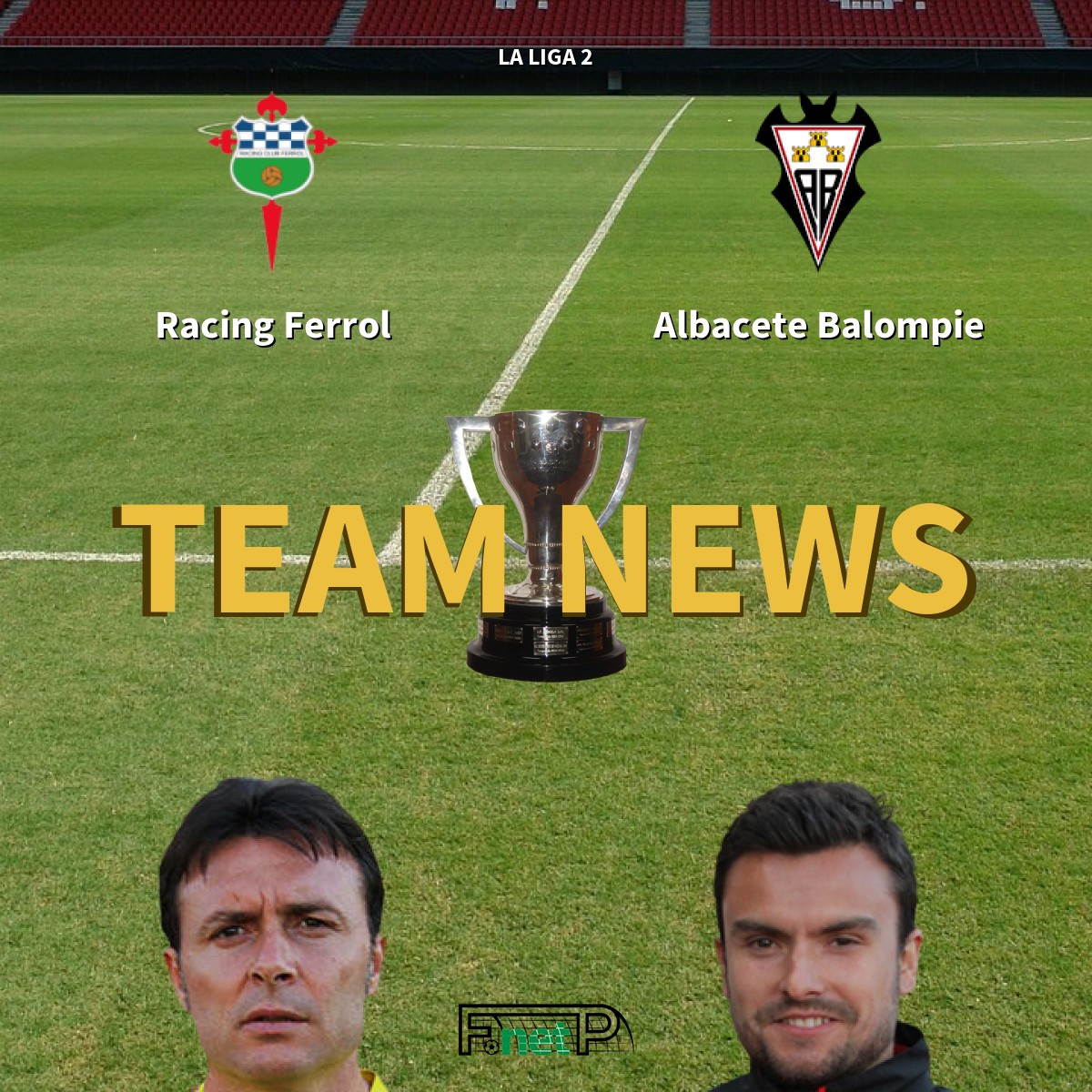 Racing de Ferrol vs Albacete Balompié SAD 03.12.2023 at La Liga 2 2023/24, Football