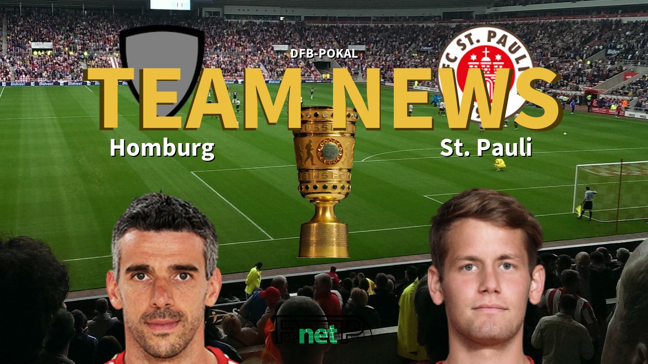 DFB-Pokal News: Homburg vs St. Pauli Confirmed Line-ups
