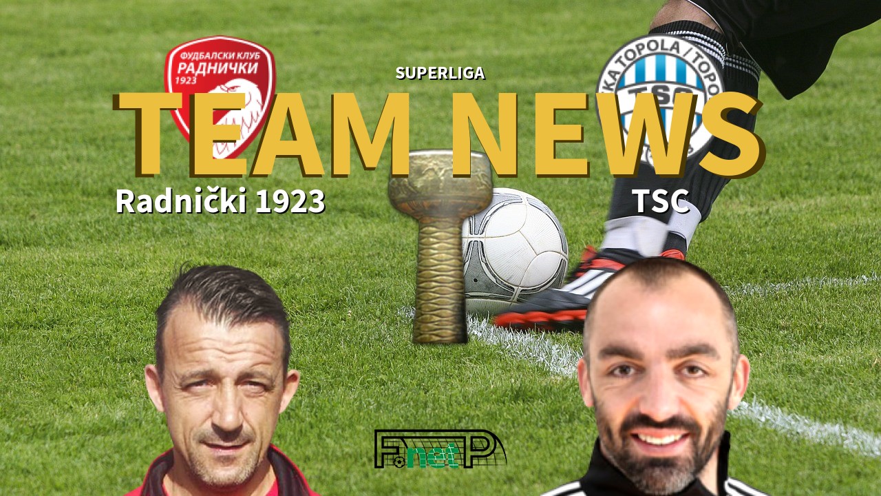 FK Radnicki 1923 vs TSC Backa Topola H2H 9 dec 2023 Head to Head