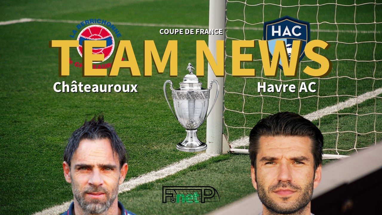 Coupe De France News: Châteauroux vs Havre AC Confirmed Line-ups