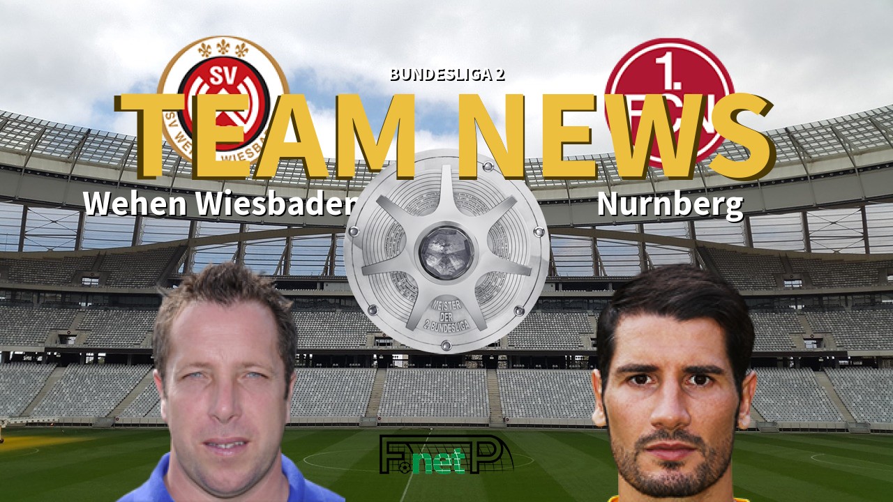 Bundesliga 2 News: Wehen Wiesbaden vs Nuremberg Confirmed Line-ups