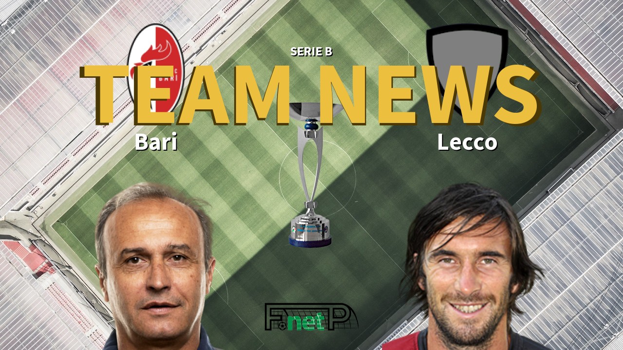 Serie B News: AS Bari vs Lecco Confirmed Line-ups