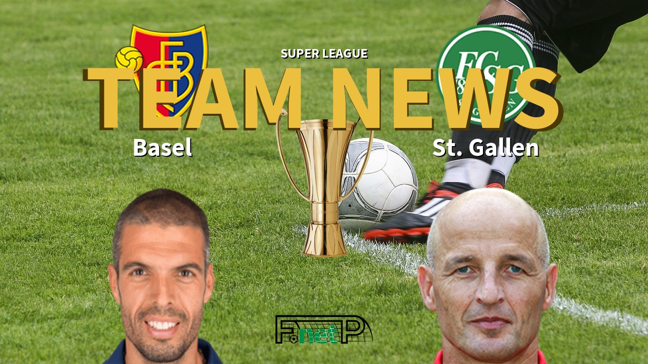 Super League News: FC Basel 1893 vs St Gallen Confirmed Line-ups