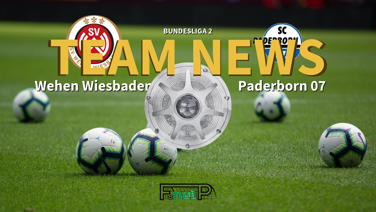 Bundesliga 2 News: Wehen Wiesbaden vs Paderborn Confirmed Line-ups