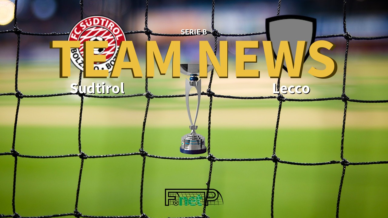 Serie B News: Südtirol-Alto Adige vs Lecco Confirmed Line-ups