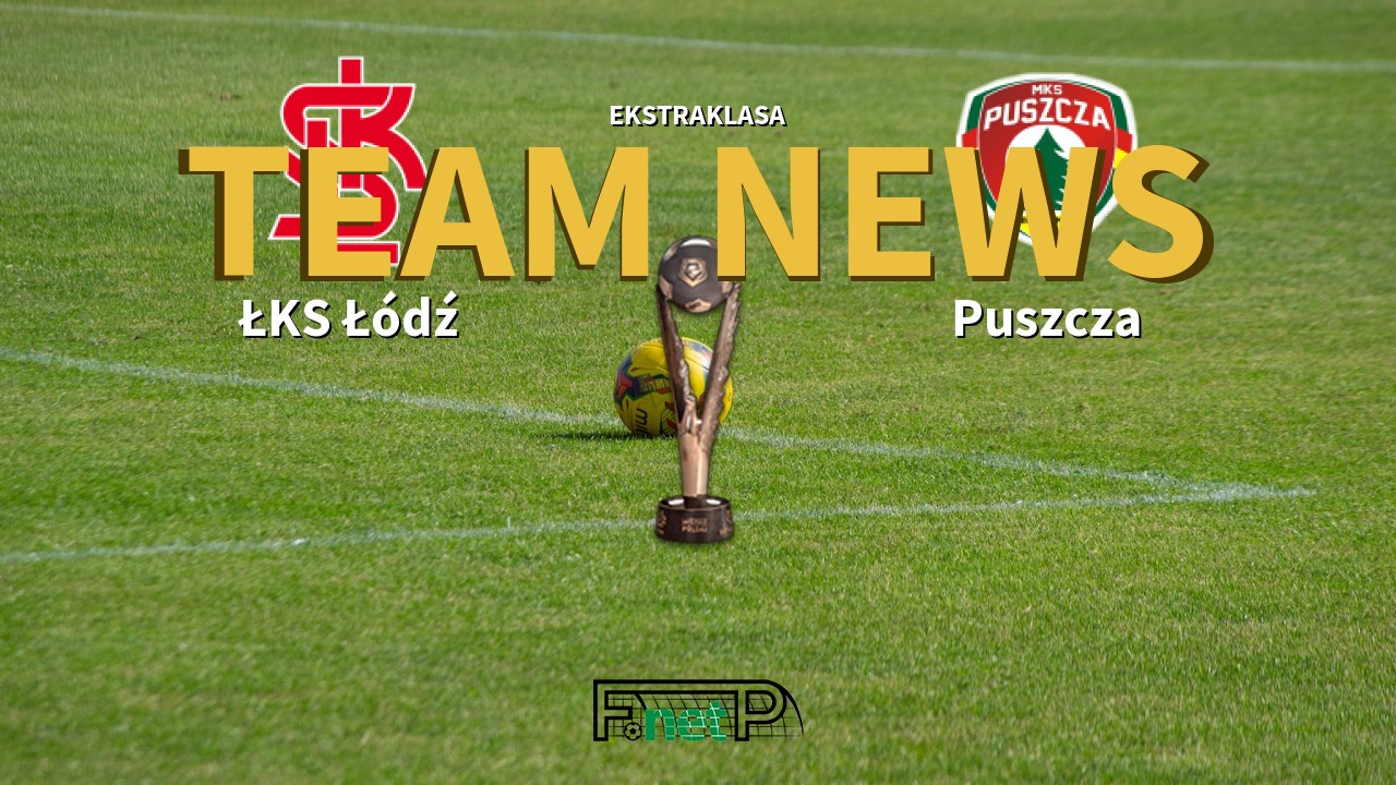 Ekstraklasa News: ŁKS Łódź vs Puszcza Niepołomice Confirmed Line-ups