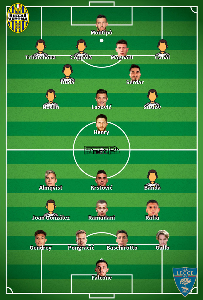 Lecce v Hellas Verona Composition d'équipe probable 10-03-2024