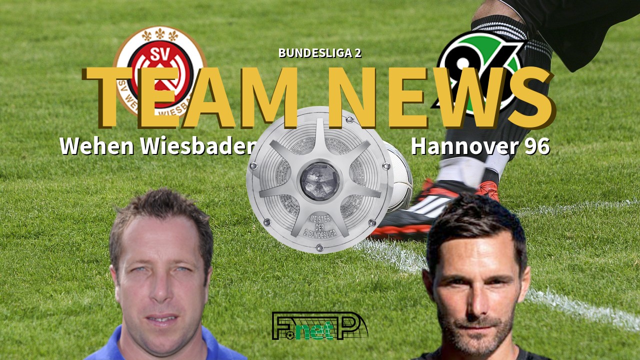 Bundesliga 2 News: Wehen Wiesbaden vs Hannover Confirmed Line-ups