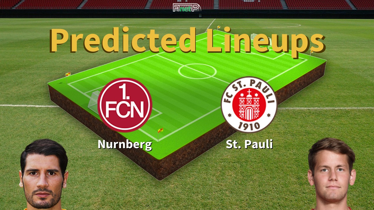Predicted Lineups and Player Updates for Nuremberg vs St. Pauli 16/03/24 - Bundesliga 2 News