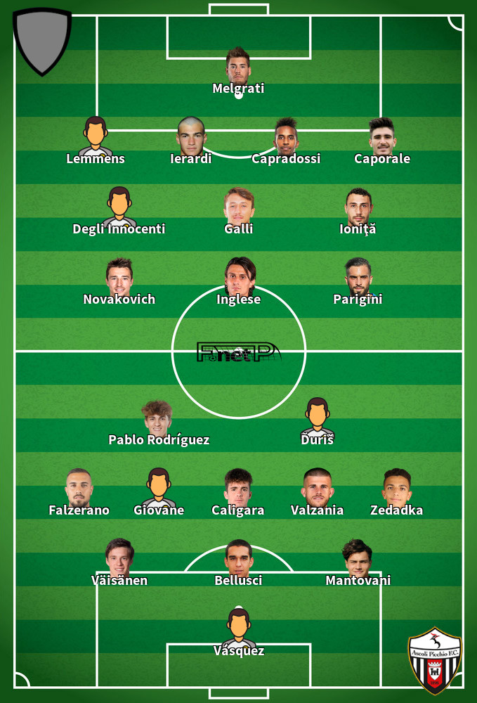 Ascoli v Lecco Predicted Lineups 17-03-2024