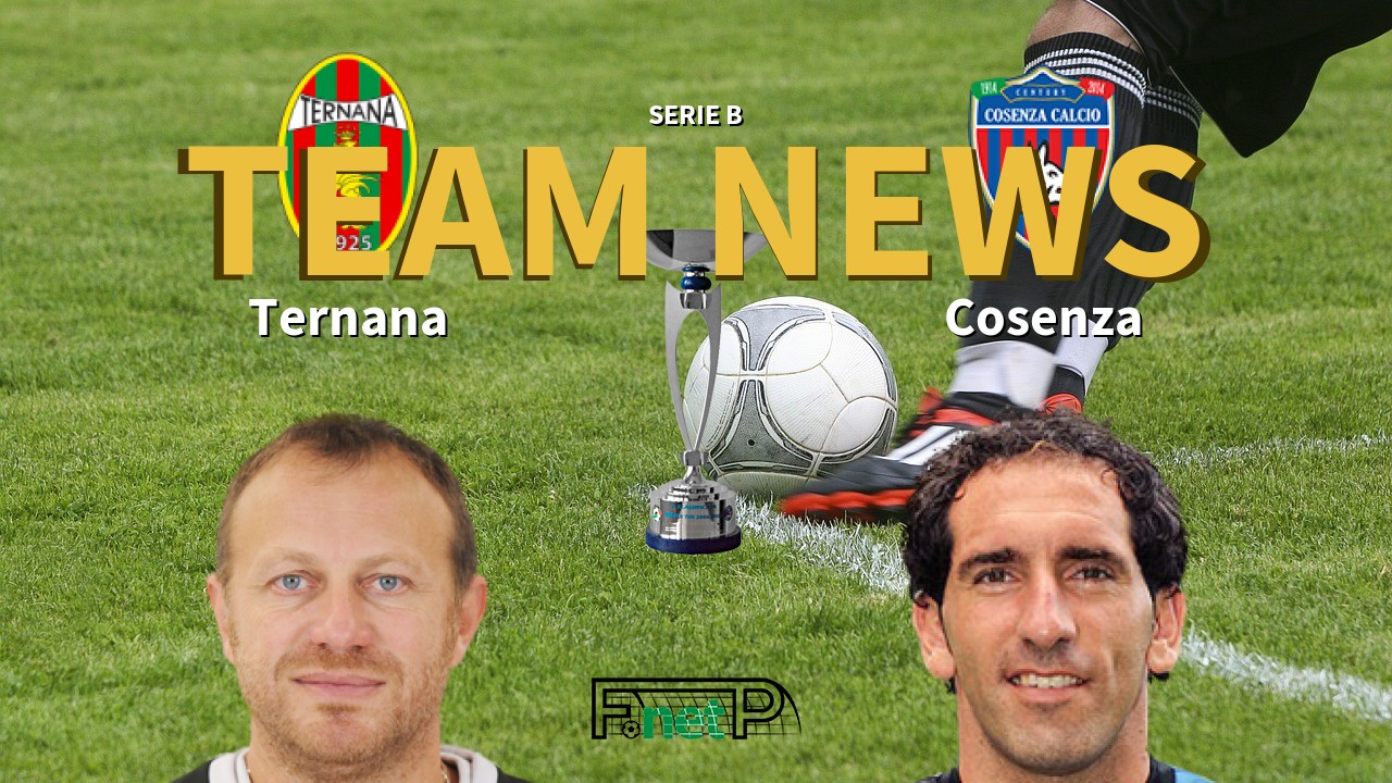 Serie B News: Ternana vs Cosenza Confirmed Line-ups