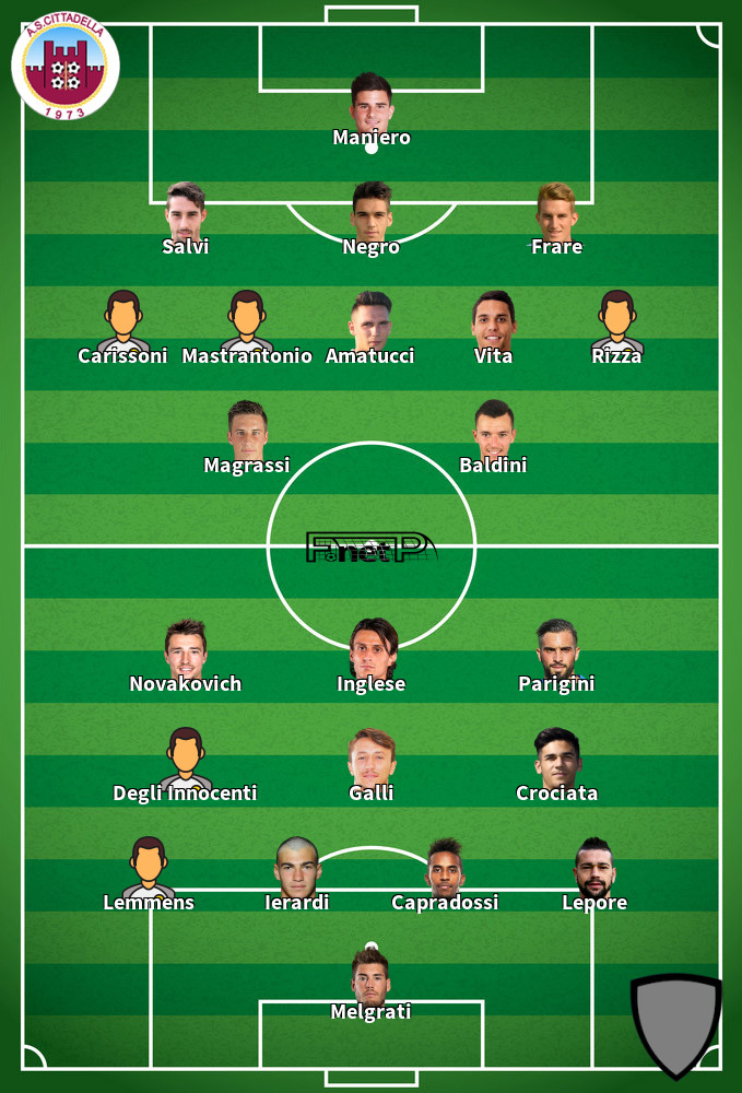 Lecco v Cittadella Composition d'équipe probable 01-04-2024
