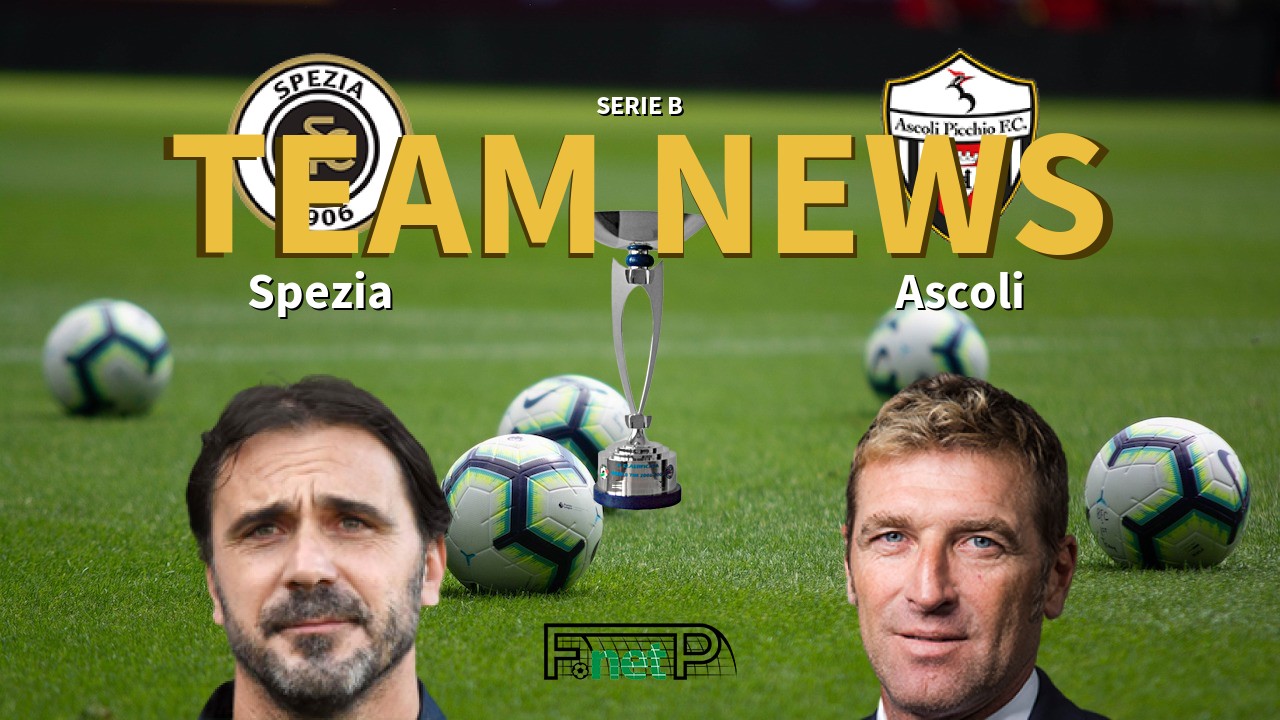 Serie B News: Spezia vs Ascoli Confirmed Line-ups