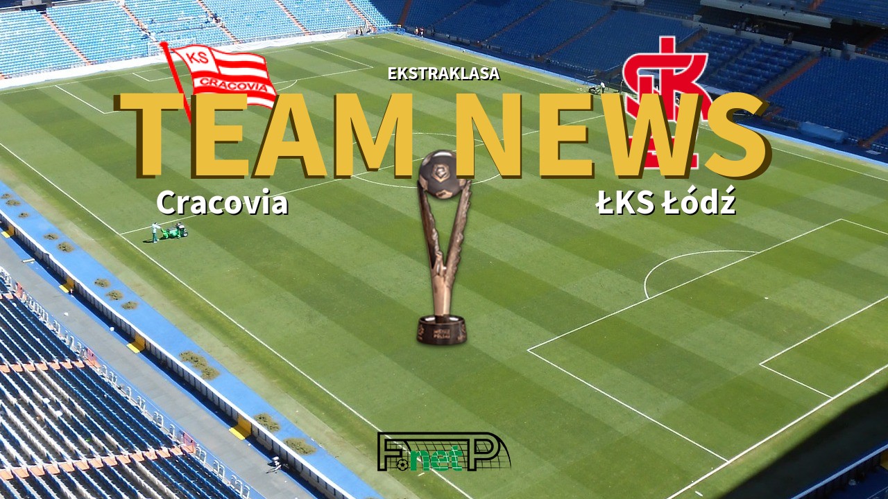 Ekstraklasa News: Cracovia vs ŁKS Łódź Confirmed Line-ups
