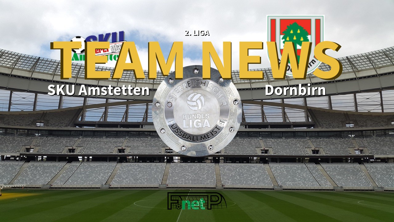 2. Liga News: SKU Amstetten vs Dornbirn Confirmed Line-ups